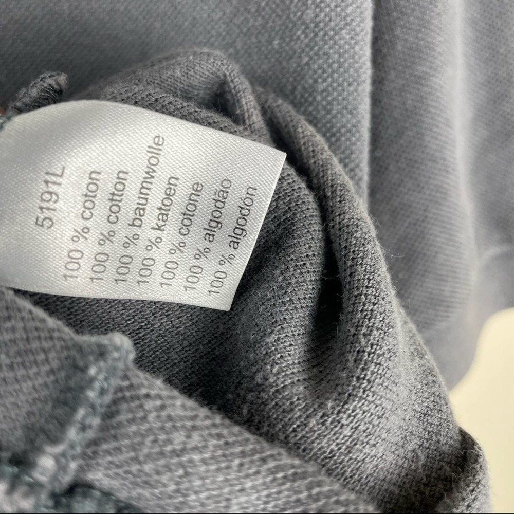 Lacoste Gray Short Sleeve Polo T Shirt Top Men’s XL - Picture 8 of 8